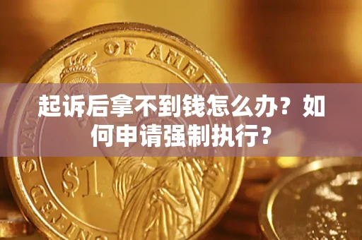 北京起诉后拿不到钱怎么办？如何申请强制执行？