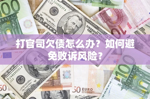 北京打官司欠债怎么办？如何避免败诉风险？