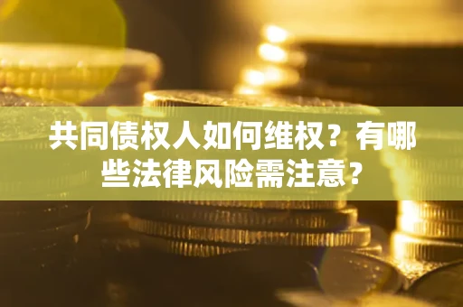 北京共同债权人如何维权？有哪些法律风险需注意？