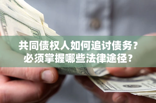 北京共同债权人如何追讨债务？必须掌握哪些法律途径？