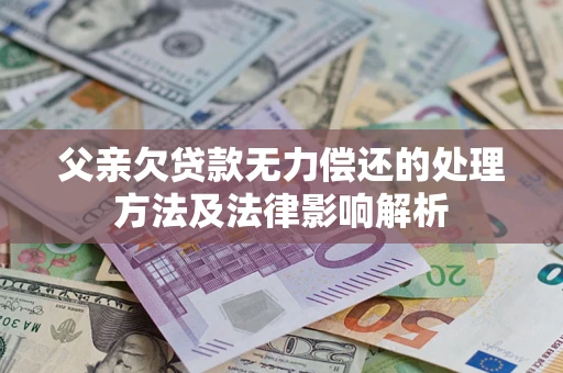 北京父亲欠贷款无力偿还的处理方法及法律影响解析