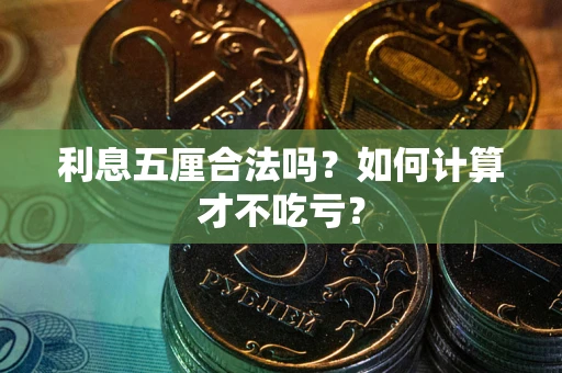 北京利息五厘合法吗？如何计算才不吃亏？