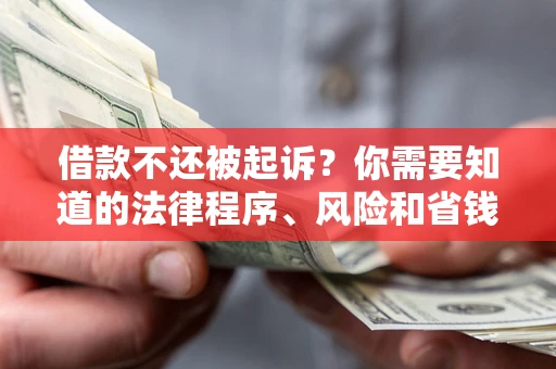 北京借款不还被起诉？你需要知道的法律程序、风险和省钱技巧
